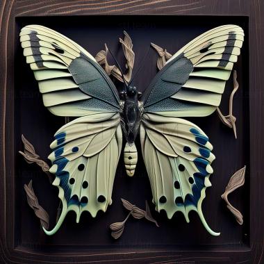 3D model Graphium antheus (STL)